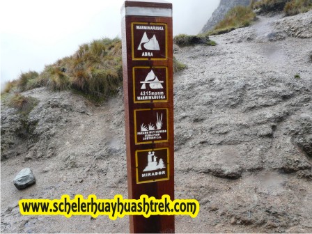 Se�alizaci�n en el Camino Inca
